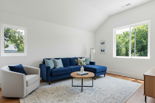 Leere Räume einrichten - Home Staging - Beispiel